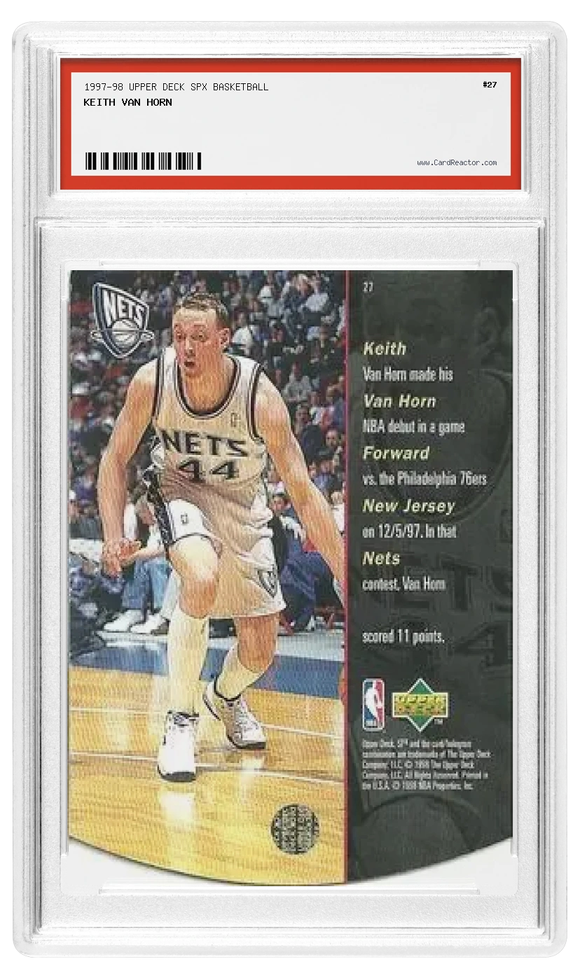 Keith Van Horn 裏面