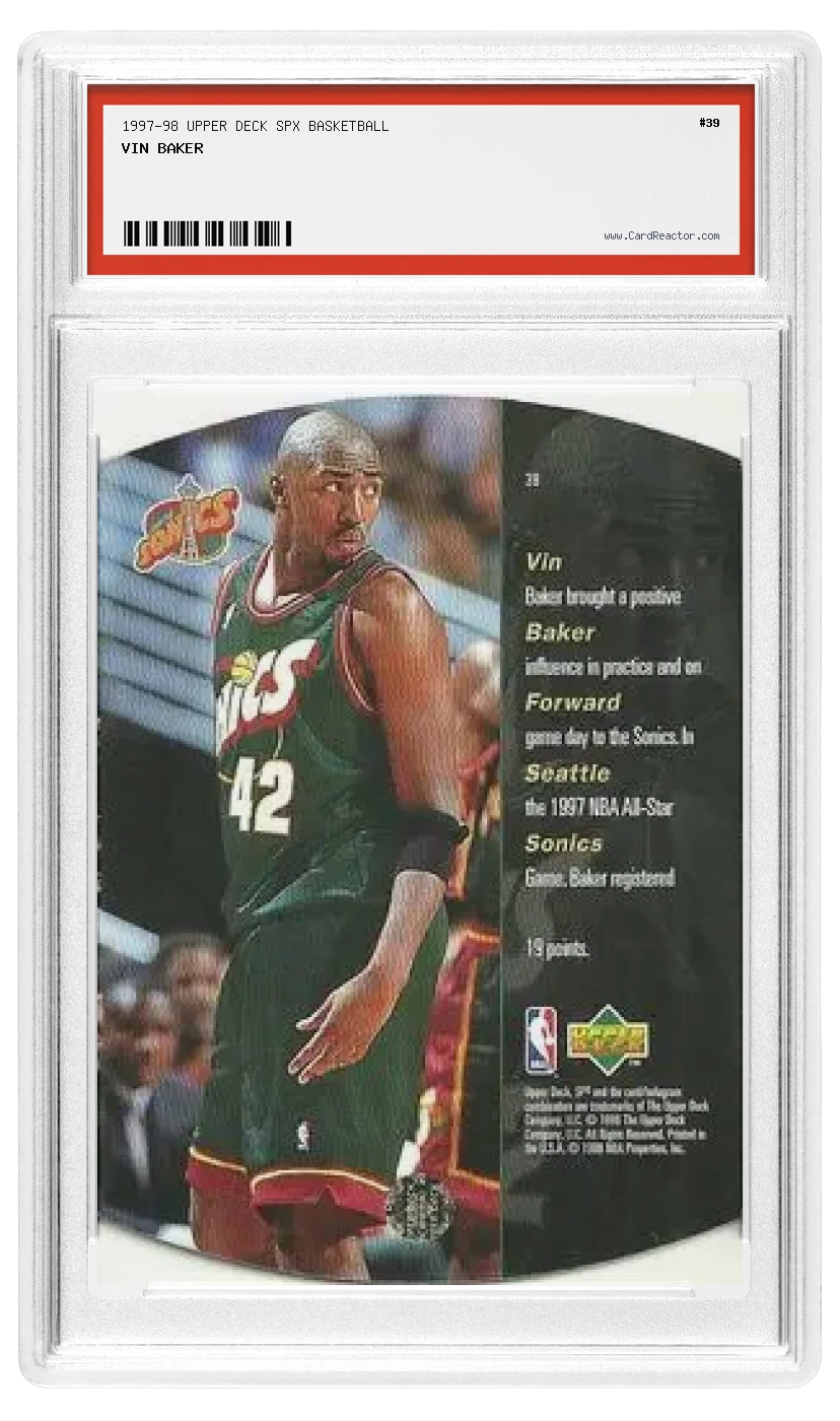 Vin Baker Rückseite