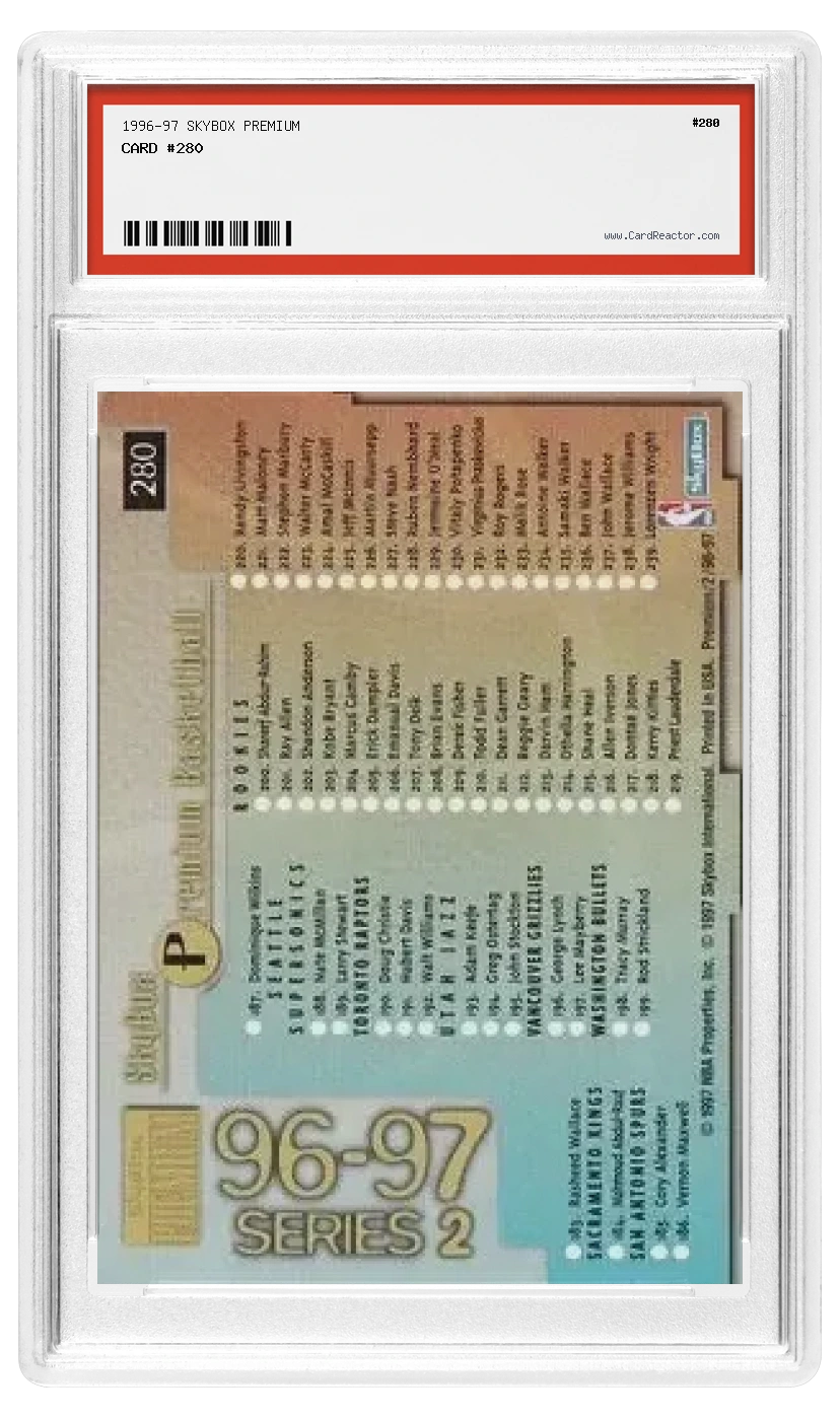 Card #280 back
