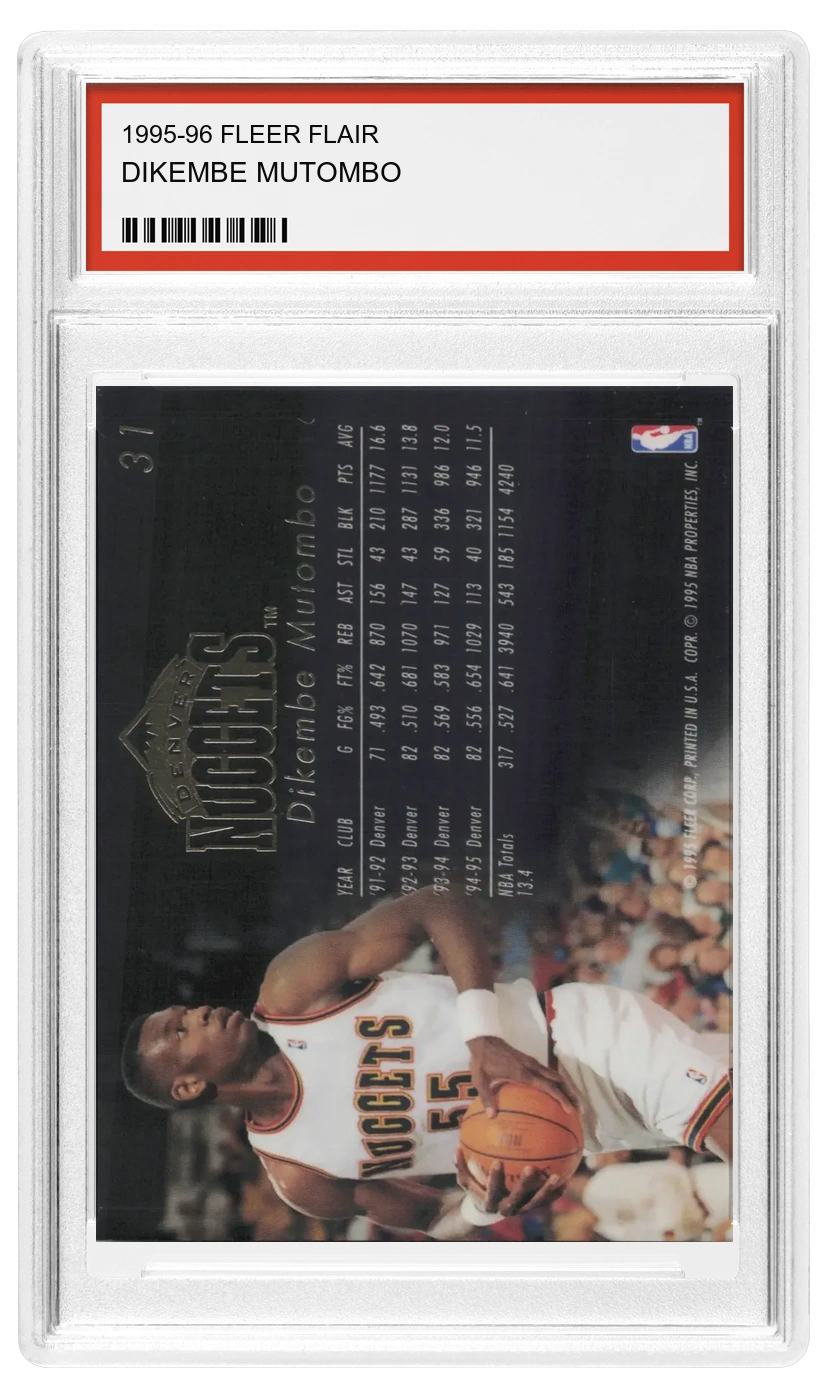 Dikembe Mutombo Rückseite