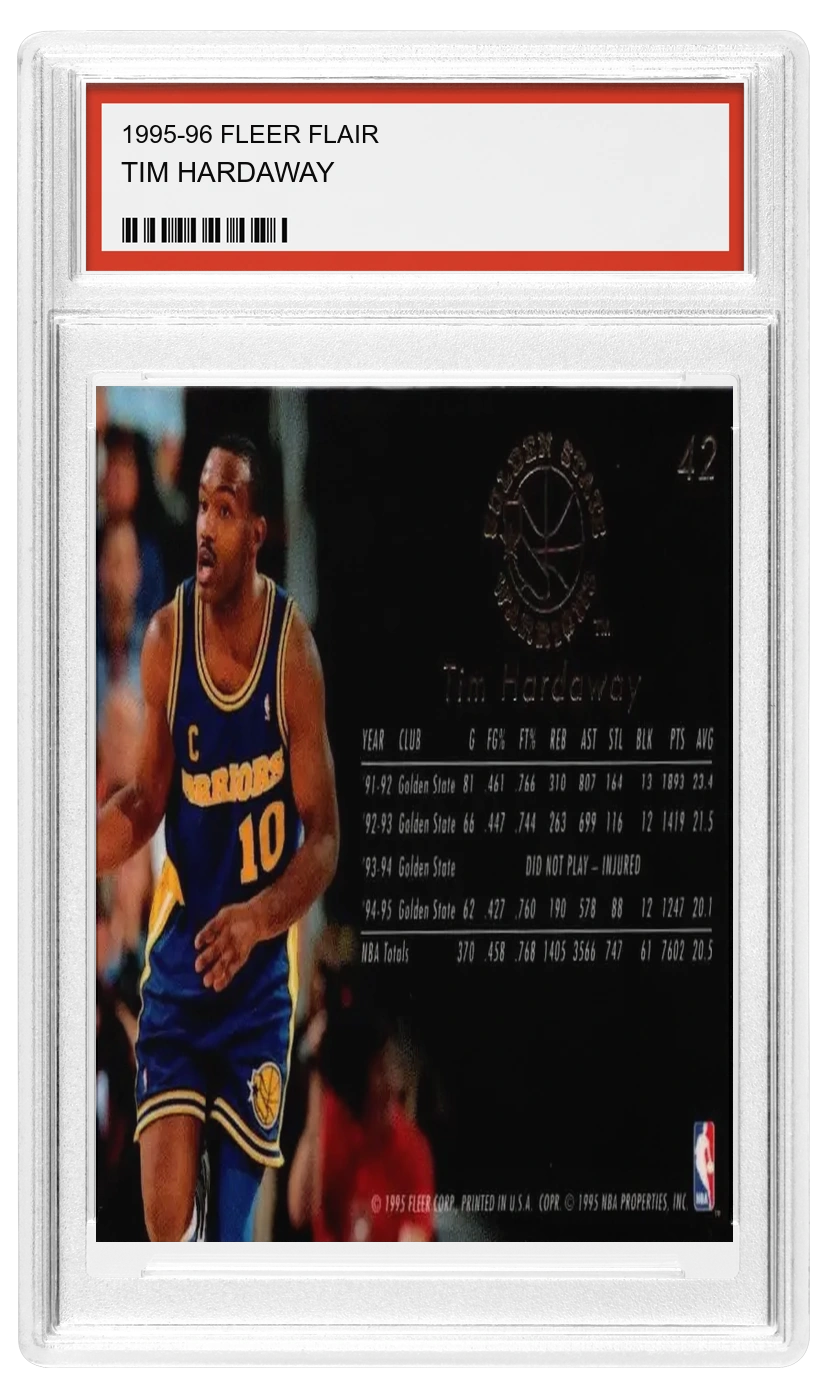 Tim Hardaway Rückseite