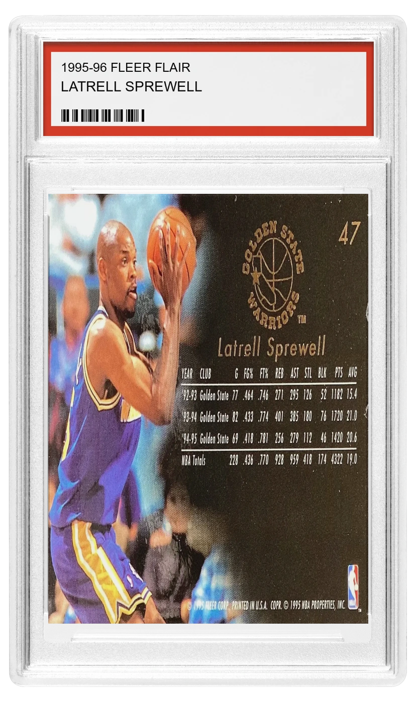 Verso de Latrell Sprewell
