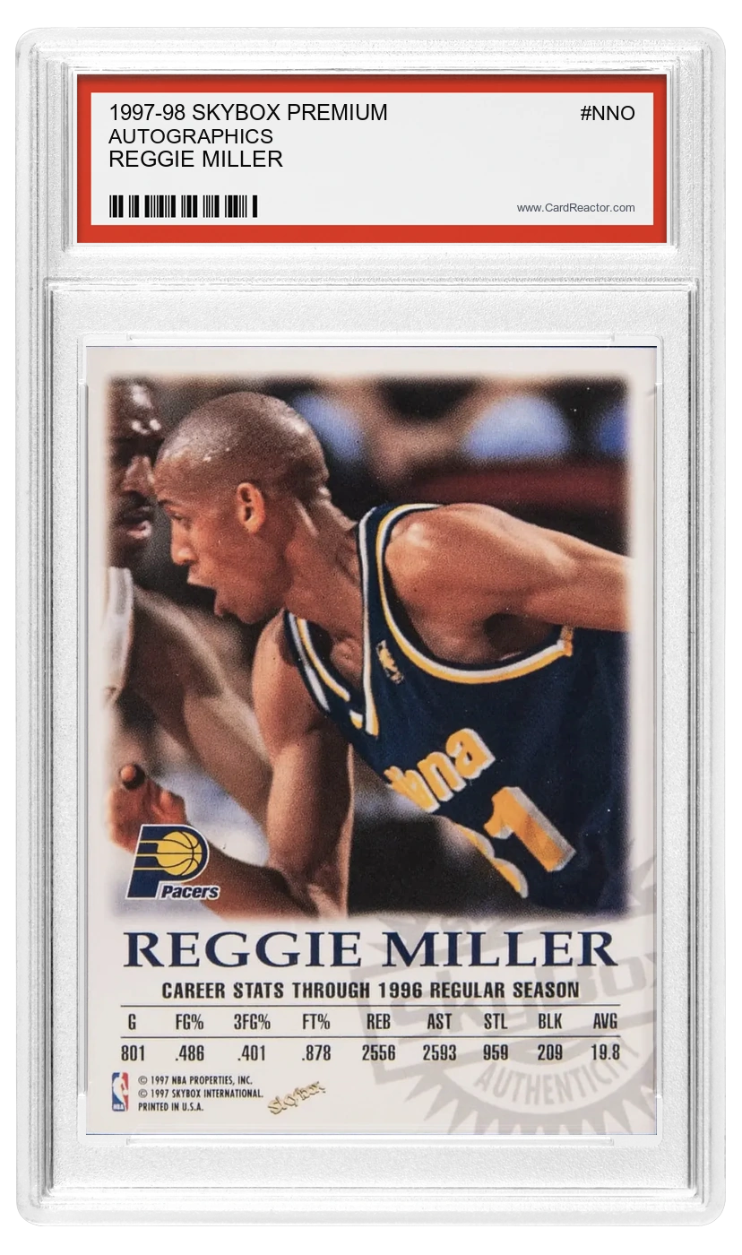 Reggie Miller Rückseite