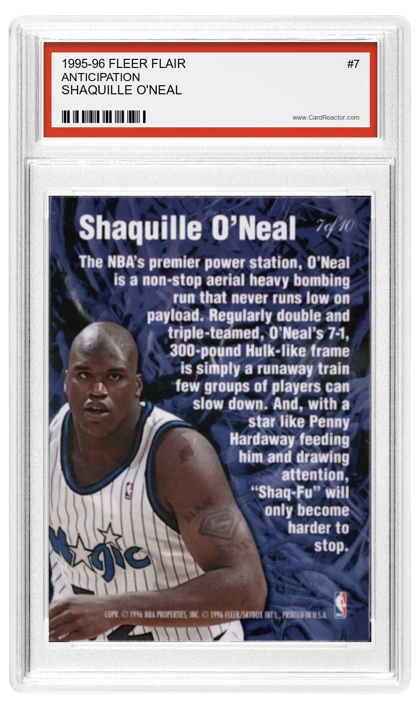 Reverso de Shaquille O'Neal